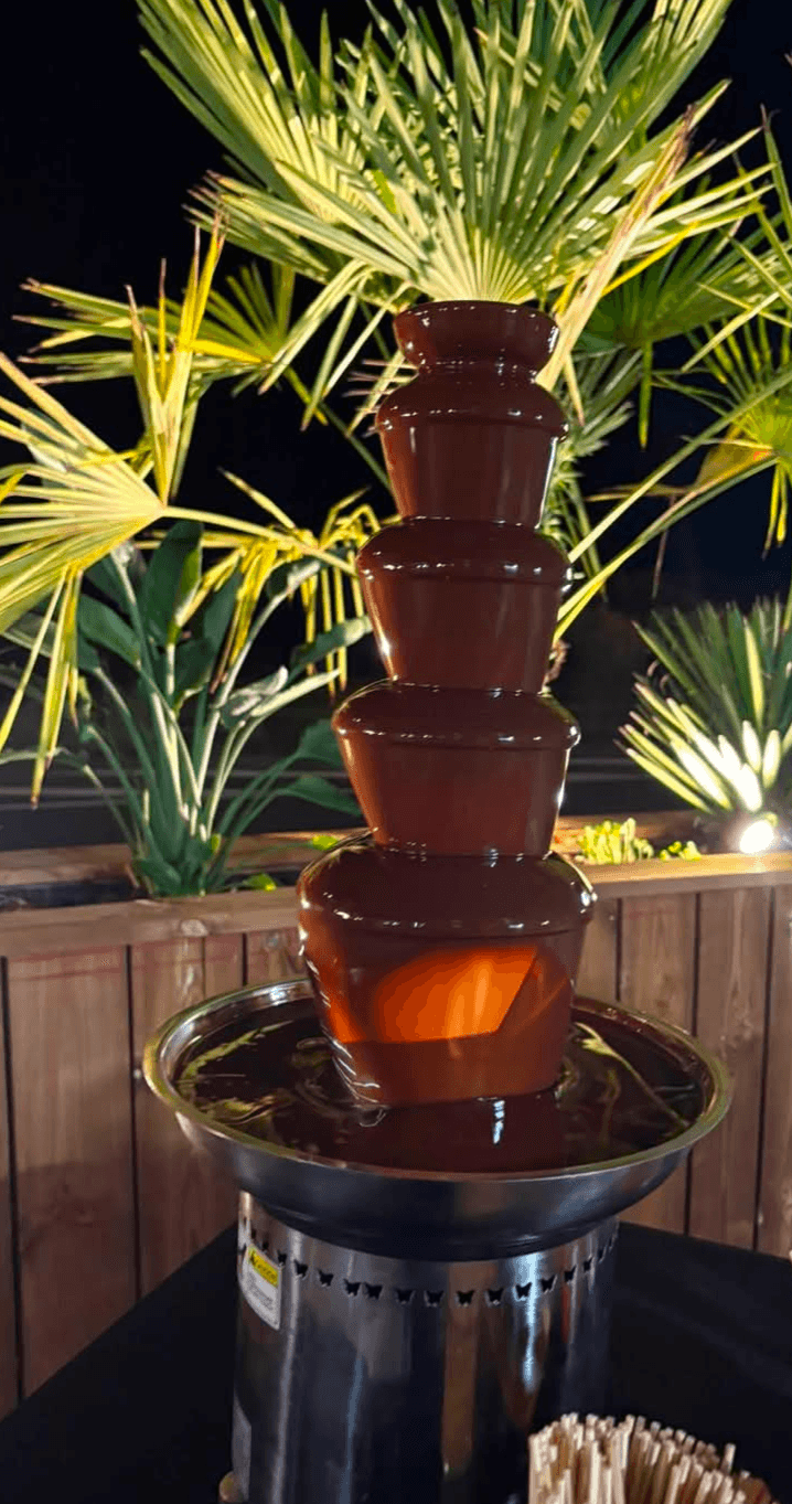 Fontaine à chocolat Inox 4 étages  4