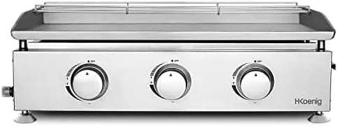 Plancha gaz Inox 