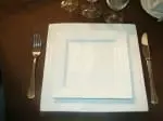 Assiette carrée 24X24