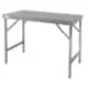 Table en inox pliante