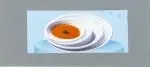 Assiette à dessert en plastique